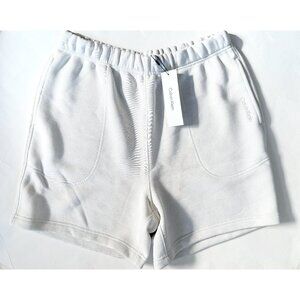 Calvin Klein Unisex White Lounge Shorts Med NWT